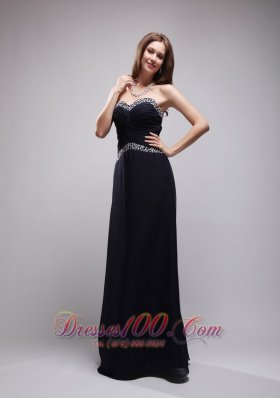 On Sale Black Sequins Prom Evening Dress