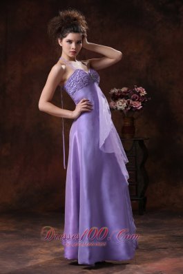 Halter Lilac Formal Evening Prom Dress Beading