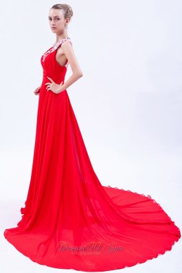 Chiffon Appliques Homecoming Dress One Shoulder