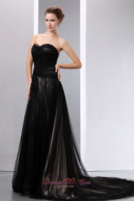 Black Empire Sweetheart Mother Dress Court Tulle