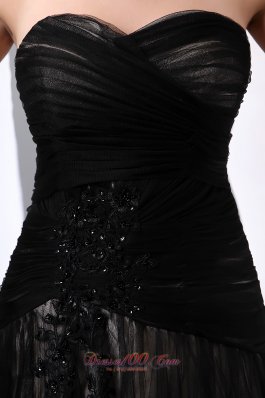 Black Empire Sweetheart Mother Dress Court Tulle