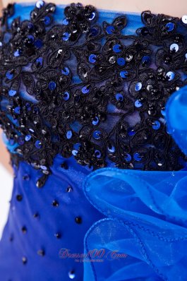 Fish Like High-low Mermaid Royal Blue Prom Dress