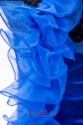 Fish Like High-low Mermaid Royal Blue Prom Dress