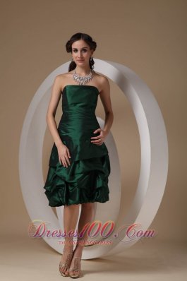 Ruffles Column Knee-length Prom / Homecoming Dress