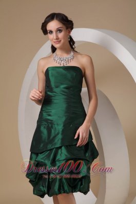 Ruffles Column Knee-length Prom / Homecoming Dress