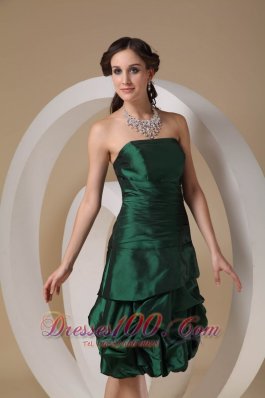 Ruffles Column Knee-length Prom / Homecoming Dress