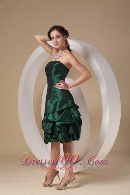 Ruffles Column Knee-length Prom / Homecoming Dress