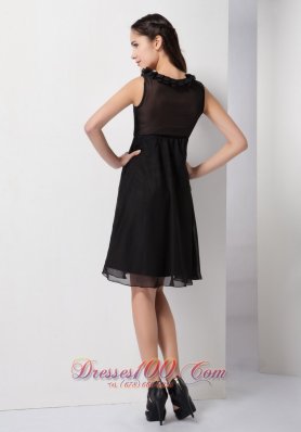 Chiffon A-line Straps Little Black Dress Trends