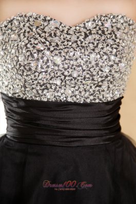 Stunning Beaded Tulle Homecoming Dress Mini-length