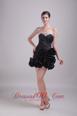 Sexy Ruched Prom Nightclub Gown Sweetheart Mini-length Satin