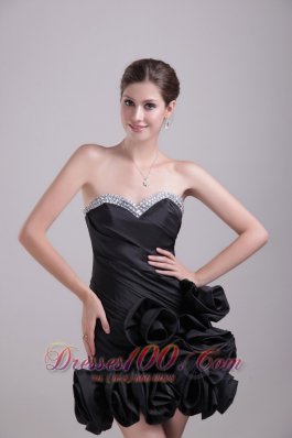 Sexy Ruched Prom Nightclub Gown Sweetheart Mini-length Satin