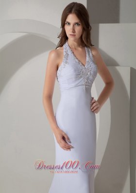 Wonderful Halter Wedding Dress Chiffon On Sale