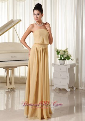 Champagne Empire Homecoming Dress Chiffon For You