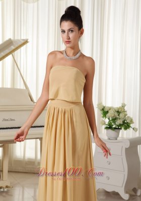 Champagne Empire Homecoming Dress Chiffon For You