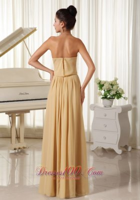 Champagne Empire Homecoming Dress Chiffon For You