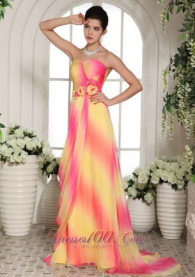 Multi-color Floral Sweetheart Maxi Gowns On Sale