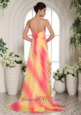 Multi-color Floral Sweetheart Maxi Gowns On Sale