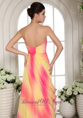 Multi-color Floral Sweetheart Maxi Gowns On Sale