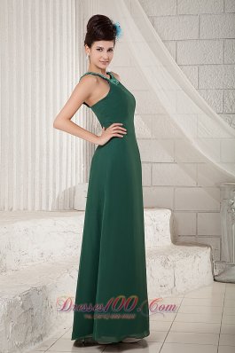 Dark Green Mother Of The Bride Dress Empire Scoop