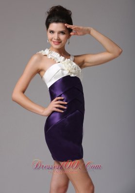 V-neck Sweet Prom Floral Homecoming Dress