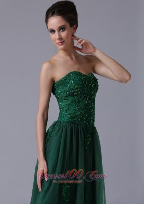 Dama Dresses Dark Green Sweetheart Tulle Short