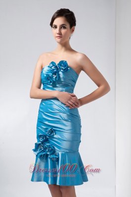 Prom Dress Handmade Flower With Jacket Knee Length