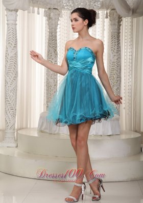 Prom / Cocktail Dress A-line Mini-length Beading