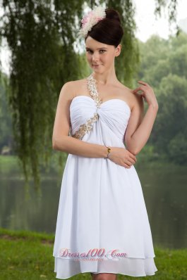 Empire One Shoulder Prom / Homecoming Dress