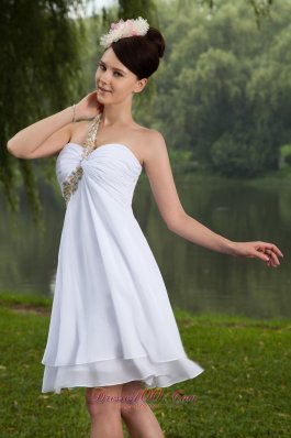 Empire One Shoulder Prom / Homecoming Dress