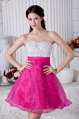 Short Prom / Homecoming Dress Beading Mini A-line