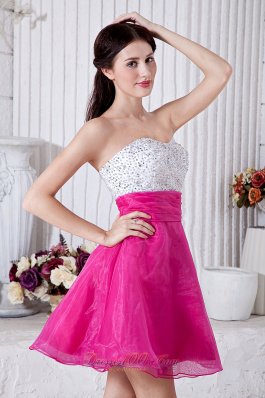 Short Prom / Homecoming Dress Beading Mini A-line