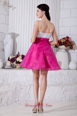 Short Prom / Homecoming Dress Beading Mini A-line