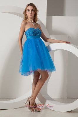 Beading Short Prom DressTaffeta and Tulle