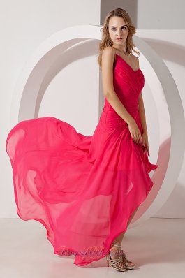 Short Front Long Back One Shoulder Prom Party Dress