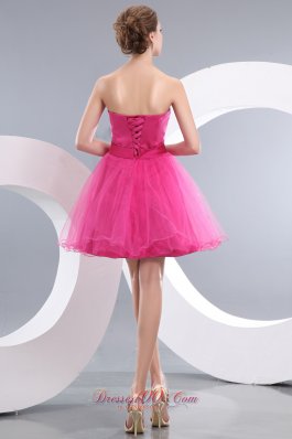 Princess Beading Belt Short Prom / Homecoming Dress