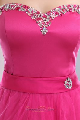 Princess Beading Belt Short Prom / Homecoming Dress