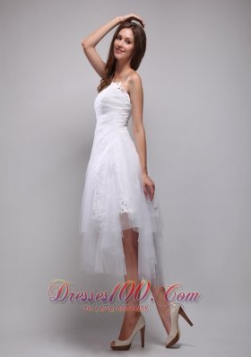 Princess Lace and Tulle Ruch Prom / Homecoming Dress