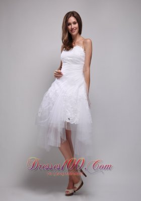 Princess Lace and Tulle Ruch Prom / Homecoming Dress