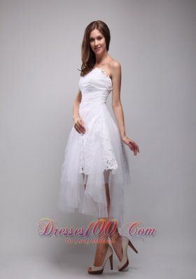 Princess Lace and Tulle Ruch Prom / Homecoming Dress