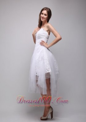 Princess Lace and Tulle Ruch Prom / Homecoming Dress