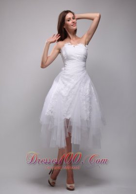 Princess Lace and Tulle Ruch Prom / Homecoming Dress