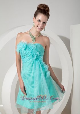 Princess Foral Flowers Mini Prom / Homecoming Dress