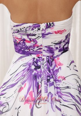 Halter Printing 2013 Prom / Homecoming Dress Mini Colorful