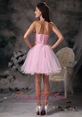 Short Prom Dress with Beading Halter Princess