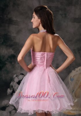 Short Prom Dress with Beading Halter Princess