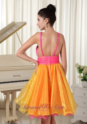 Colorful Princess Prom Dress Beaded Decorate Waist