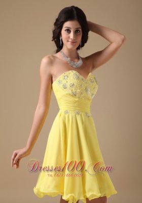 A-line Mini Floral Beading Prom Homecoming Dress Under 100