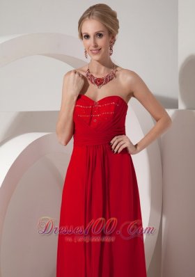 Wine Red Bridesmaid Dress Beading Sweetheart Prom