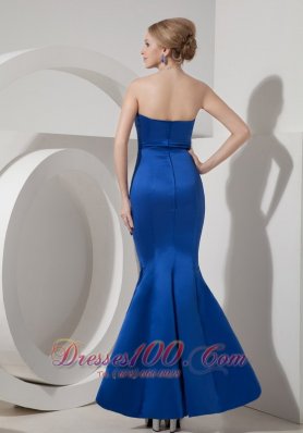 Royal Blue Evening Dress Mermaid Sweetheart Beaded