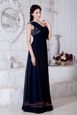 Formal Empire One Shoulder Brush Train Prom Evening Dress